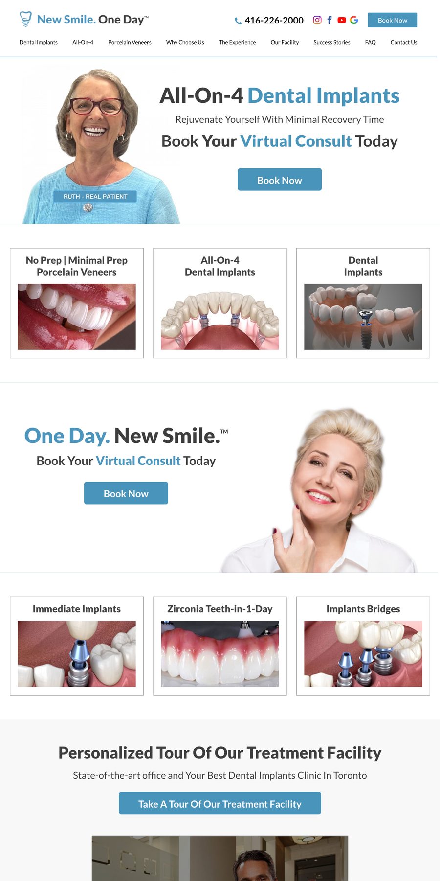 All-on-4 Dental Implants website