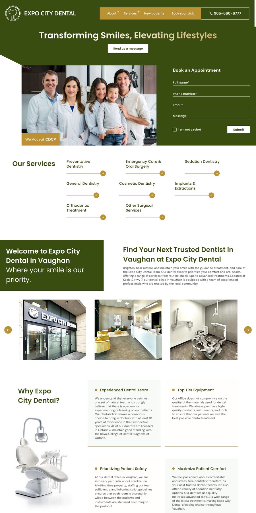 Expo City Dental website